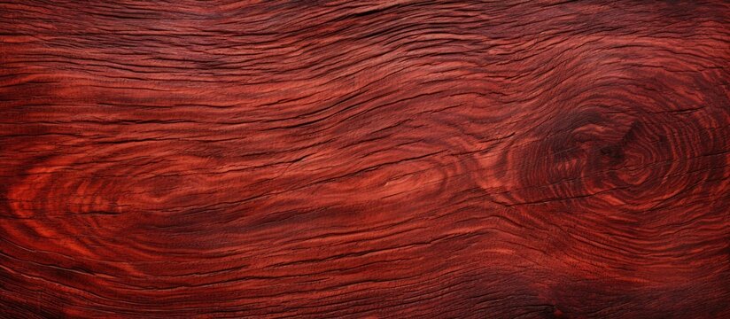 A detailed close up of a brown hardwood flooring with a rich amber wood stain, showcasing a beautiful red wood grain texture