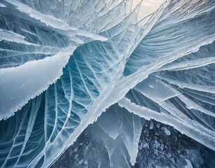 Mesmerizing Ice Patterns and Textures - a Unique Collection of Frozen Beauty