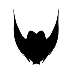 Beard icon vector set. barbershop illustration sign collection. hairdresser symbol.