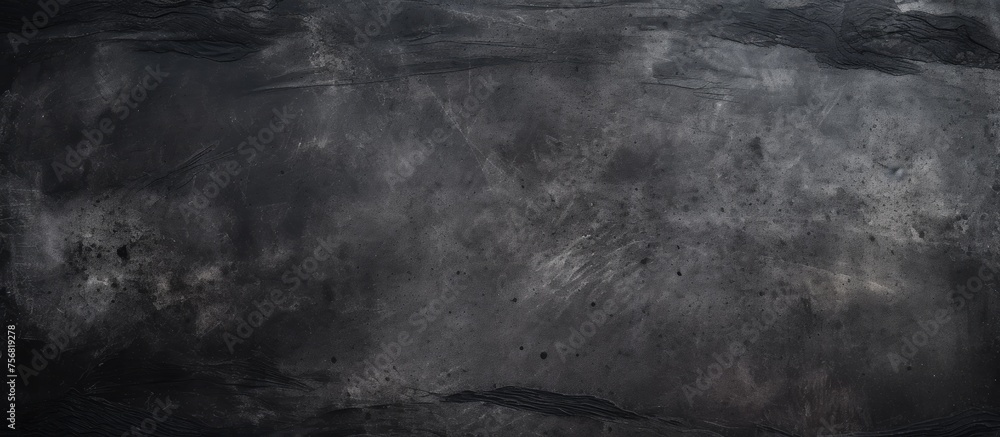 Poster the blackboard is covered in chalk creating a monochrome pattern. the darkness contrasts with the so