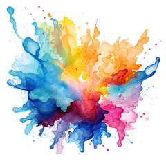 Watercolor Color Splash