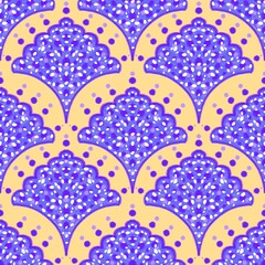 Summer print seamless ethnic floral pattern for wrapping paper and fabrics and kids clothes print and party accessories