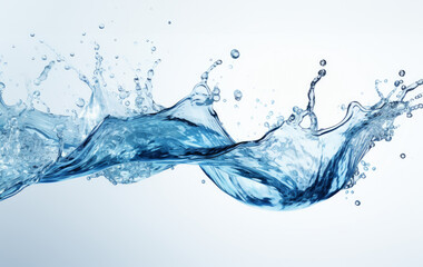 Blue Water splash background