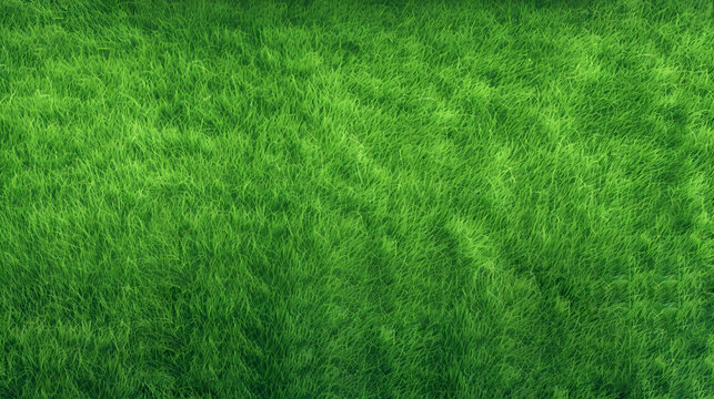 Green plastic lawn as background