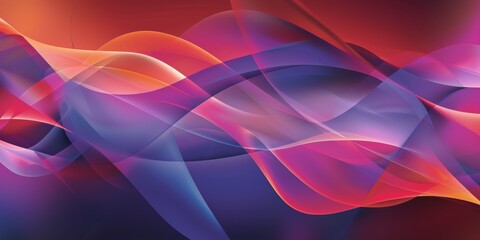 A colorful wave with purple and blue colors - stock background.
