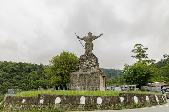 El Chasqui Sculpture located on Route 307 in Tucuman Argentina.