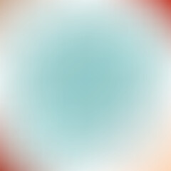 A blue and red background with a white circle in the middle. The circle is blurry and the background is blurry as well