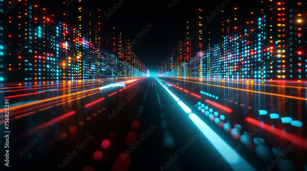 Poster ai deep learning for automated data analysis in business presentations and reports.