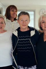 A vibrant community of senior women, guided by their instructor, embraces the enriching journey of...