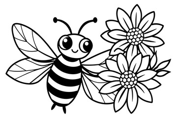 Bee vector art