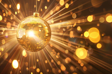 disco ball with lights
