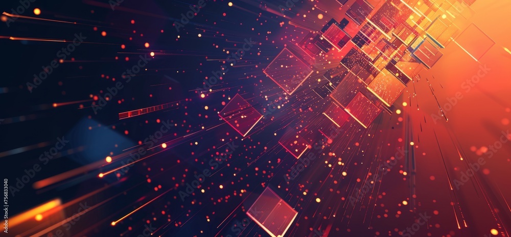 Poster abstract vector background. futuristic technology style. elegant background for business tech presen