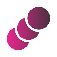 circullar flat gradient icon