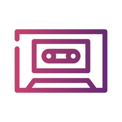 audio gradient icon