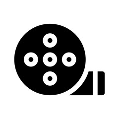 cinema glyph icon
