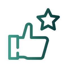 favorite gradient icon
