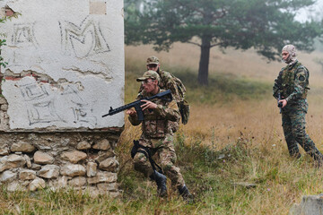 In a high stakes mission, a specialized military unit executes a tactical operation to secure a...