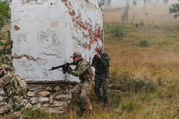 In a high stakes mission, a specialized military unit executes a tactical operation to secure a...