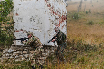 In a high stakes mission, a specialized military unit executes a tactical operation to secure a...