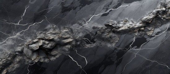 Marble texture with black surface.