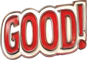 Gordijnen The Art of Positivity: ‘Good’ in Calligraphy © 대연 김