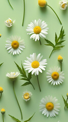 Fototapeta premium Fresh and Colorful Spring Pattern Phone Wallpaper Graphic