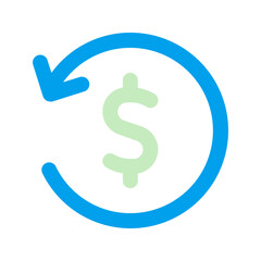 refund Duo tone icon