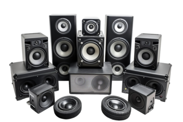 Black Speakers Isolated