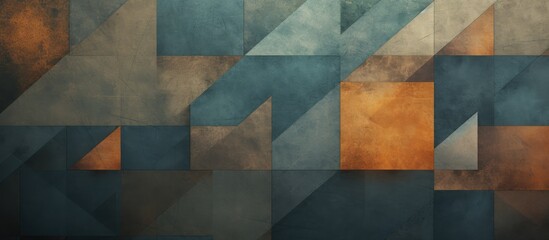 Geometric Background Image with Unique Earthy Textural Elements
