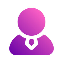 businessman Gradient icon