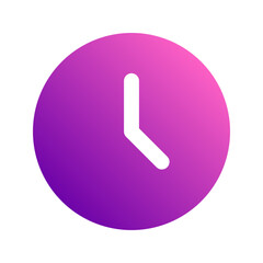 clock Gradient icon