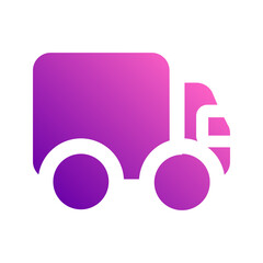 delivery truck Gradient icon