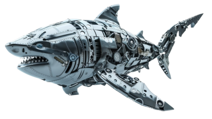 Shark Robot Isolated