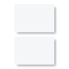 Blank A4 sheet of paper isolated on white background. Vector