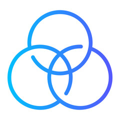rgb gradient icon