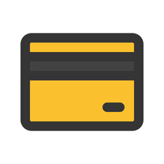 credit card Line color icon