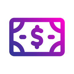 money Gradient icon
