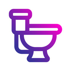toilet Gradient icon