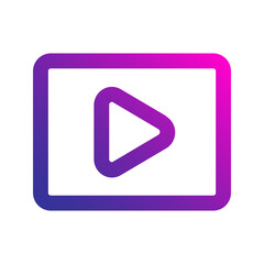 video Gradient icon
