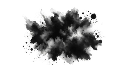 black watercolor stain	