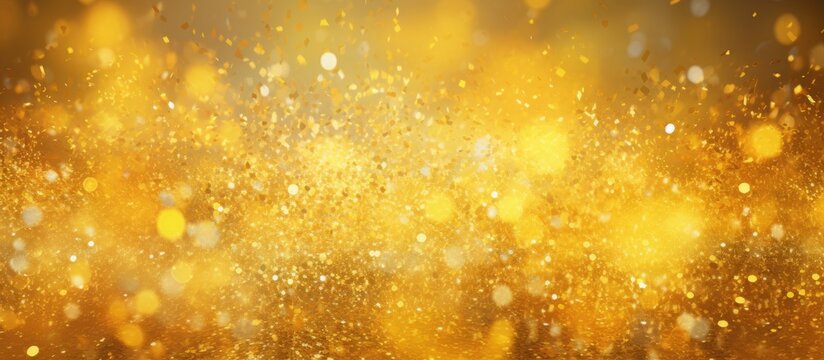 a blurred image of a gold background with a lot of glitter . High quality