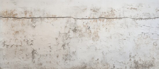 Obraz premium Seamless texture of aged white concrete wall with rough surface and room for text as background.