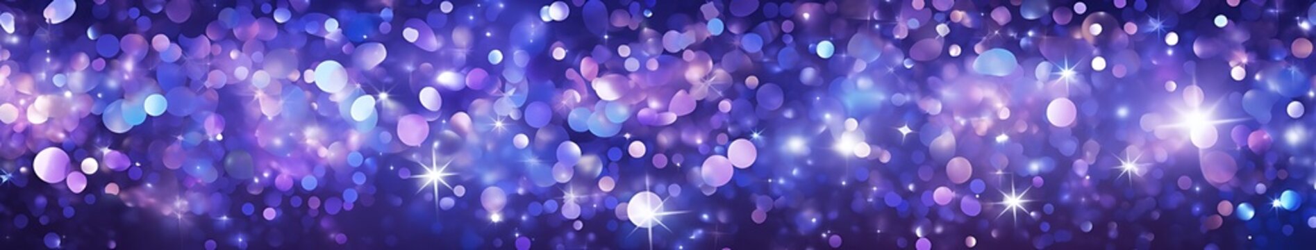 Festive background blue Purple colors. Sparkling glitters, Decorative festival celebration, Party atmosphere, Vibrant holiday, Special occation, Wedding & party decor illustration.