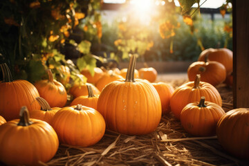 カボチャ, 南瓜, 秋, ハロウィーン, 10月, 11月, pumpkin, pumpkins, fall, halloween, october, november - obrazy, fototapety, plakaty