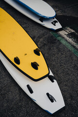 close up of a surfboard
