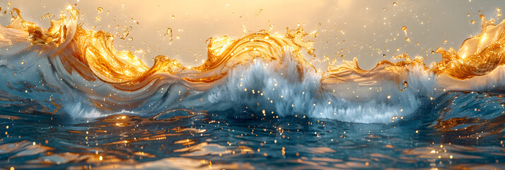 Water Gold and Blue Waves Abstract Luxury Background,
Vibrant smoke wave on a clean white background