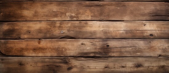 Naklejka premium Old and weathered wooden floorboards backdrop.