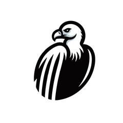Vulture Bird Simple and Clean Logo Icon