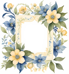 Fototapeta premium Flower templates, wedding invitation background, invitation background