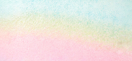Close-up of pastel rainbow bubbles